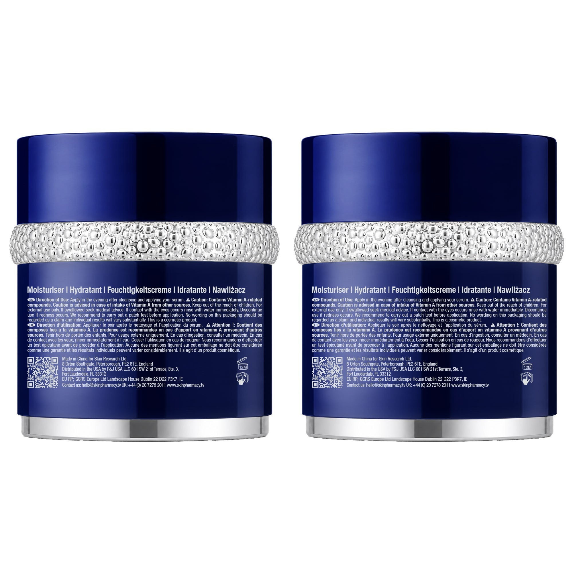 1% Marine Collagen Night Moisturiser 50ml | 2-Pack