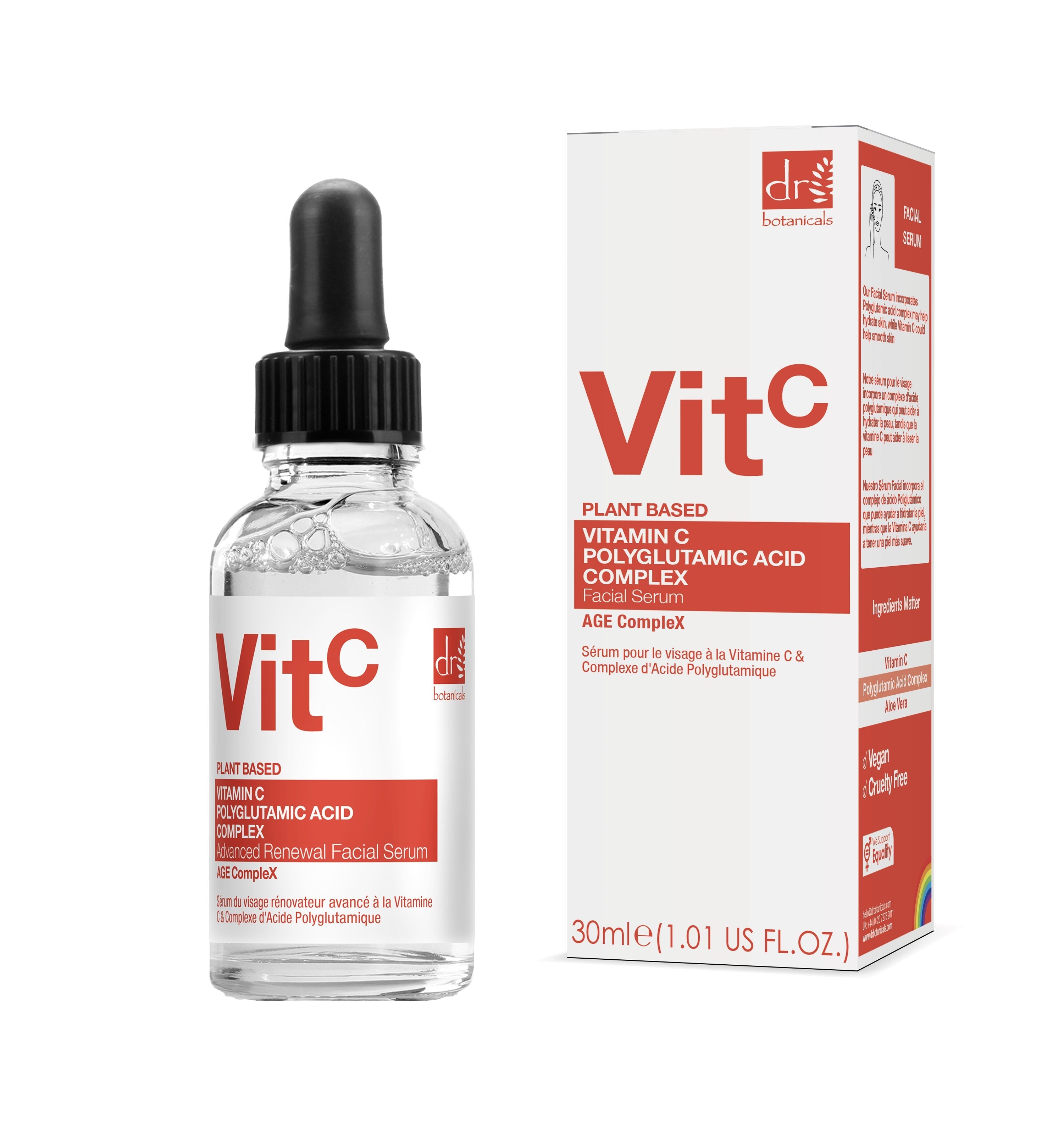 Dr Botanicals Vitamin C Duo Moisturiser & Advanced Facial Serum Kit - skinChemists