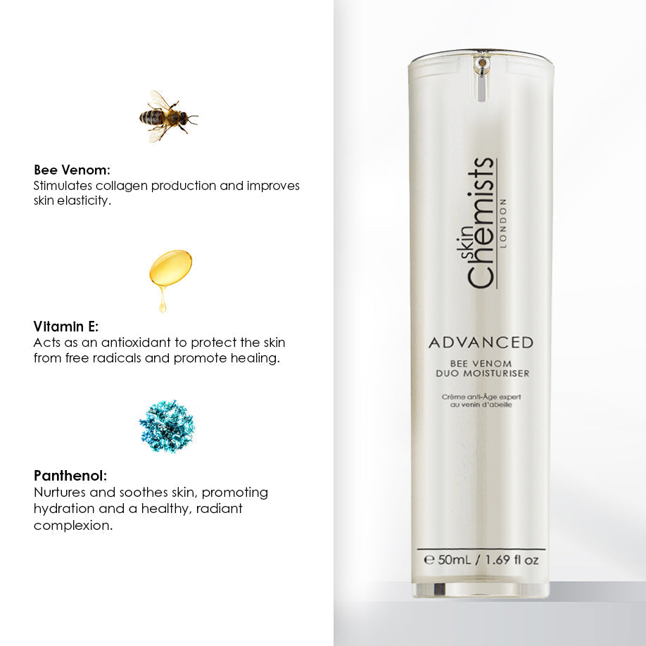 skinChemists Advanced Bee Venom Duo Moisturiser 50ml Twin Value Savings Pack