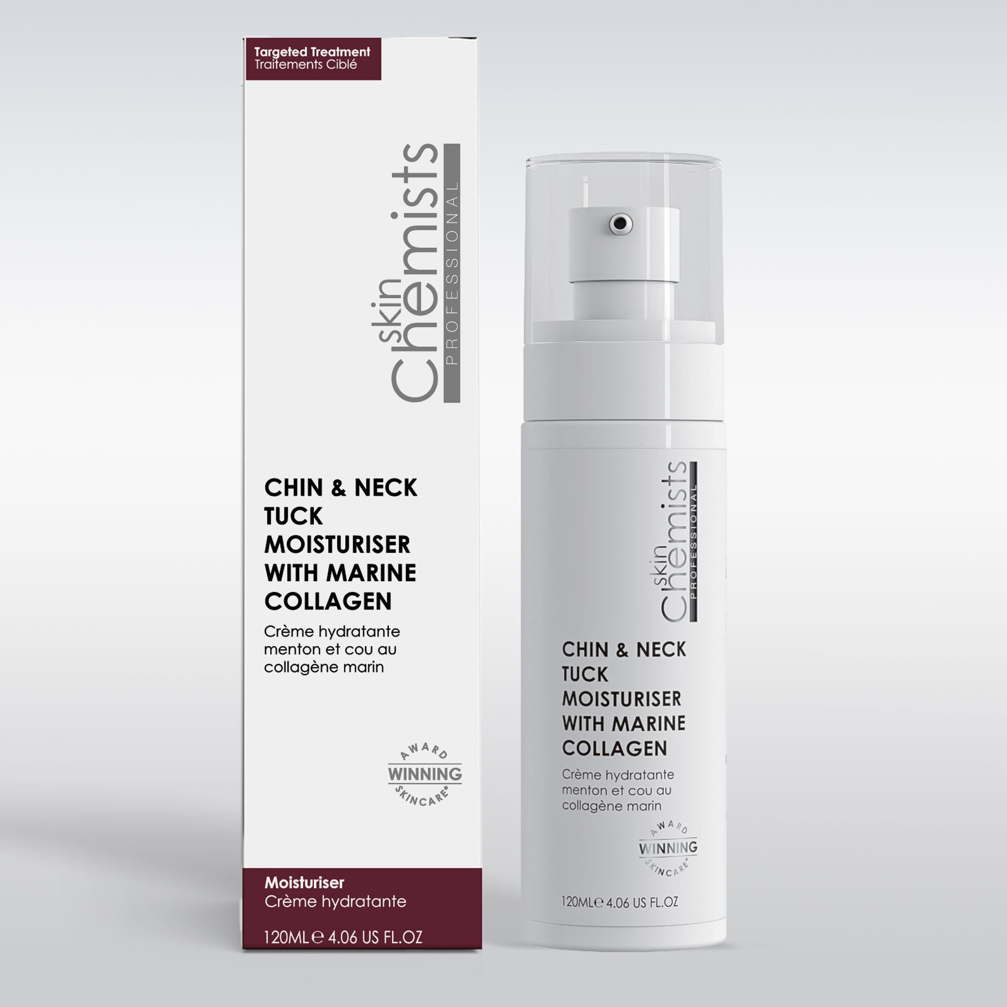 SC Chin & Neck Tuck Moisturiser with Marine Collagen 120ml - skinChemists
