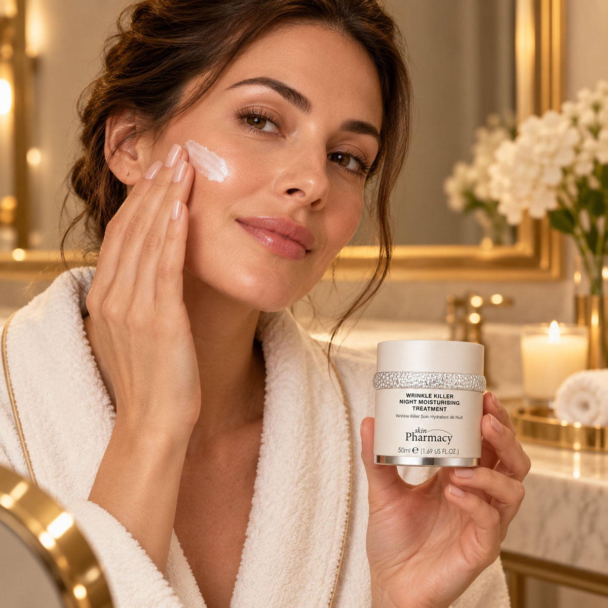 1% Wrinkle Killer Night Moisturising Anti-Ageing Treatment 50ml