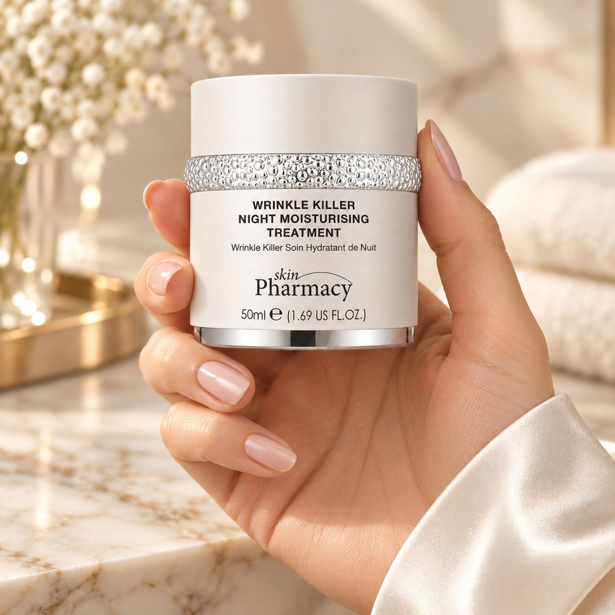 1% Wrinkle Killer Night Moisturising Anti-Ageing Treatment 50ml