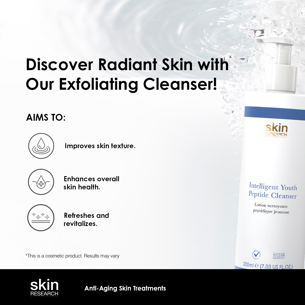 Skin Research Youth Peptide Cleanser & Mask Routine - skinChemists