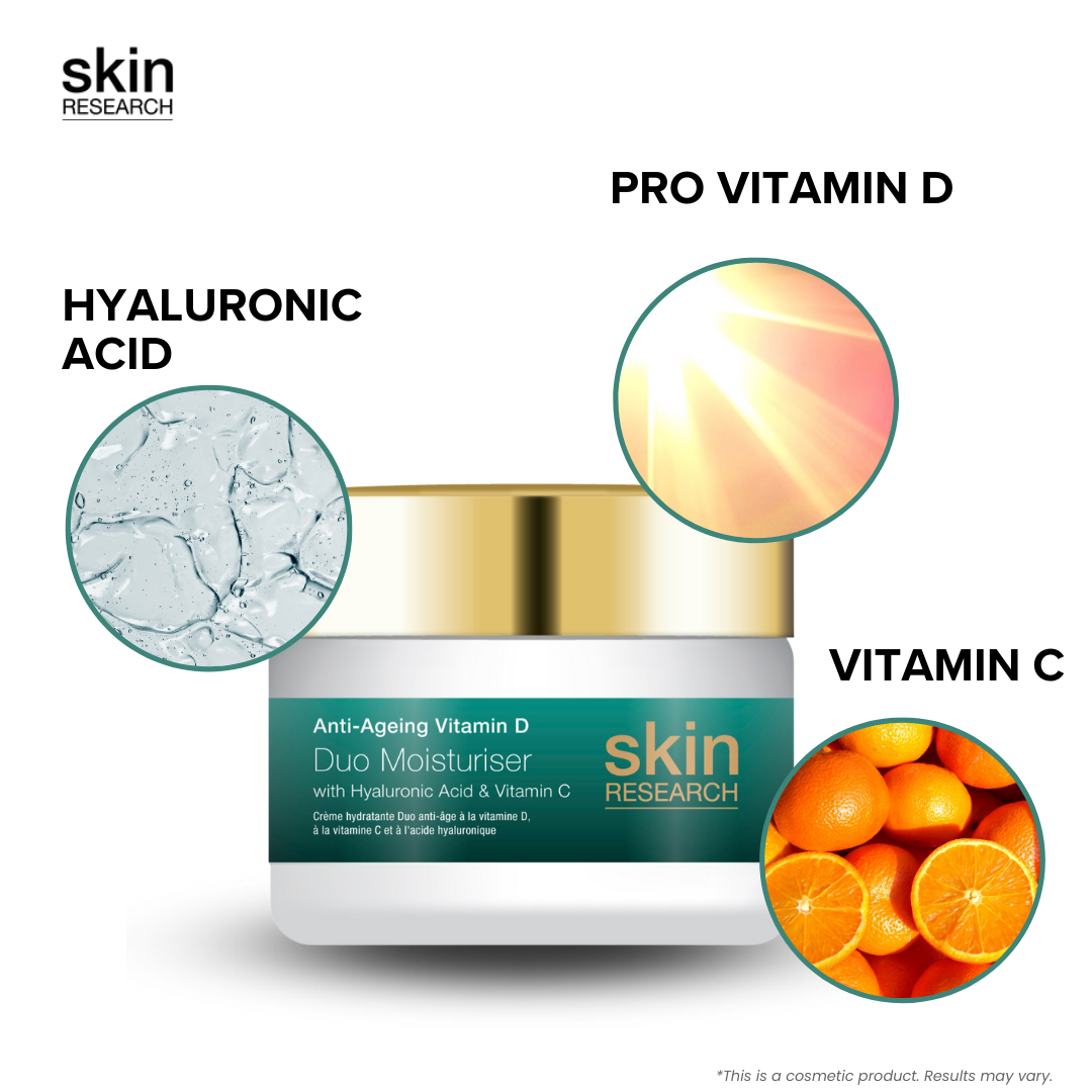 Anti-Ageing Vitamin D with Hyaluronic Acid & Vitamin C Duo Moisturiser 50ml - skinChemists