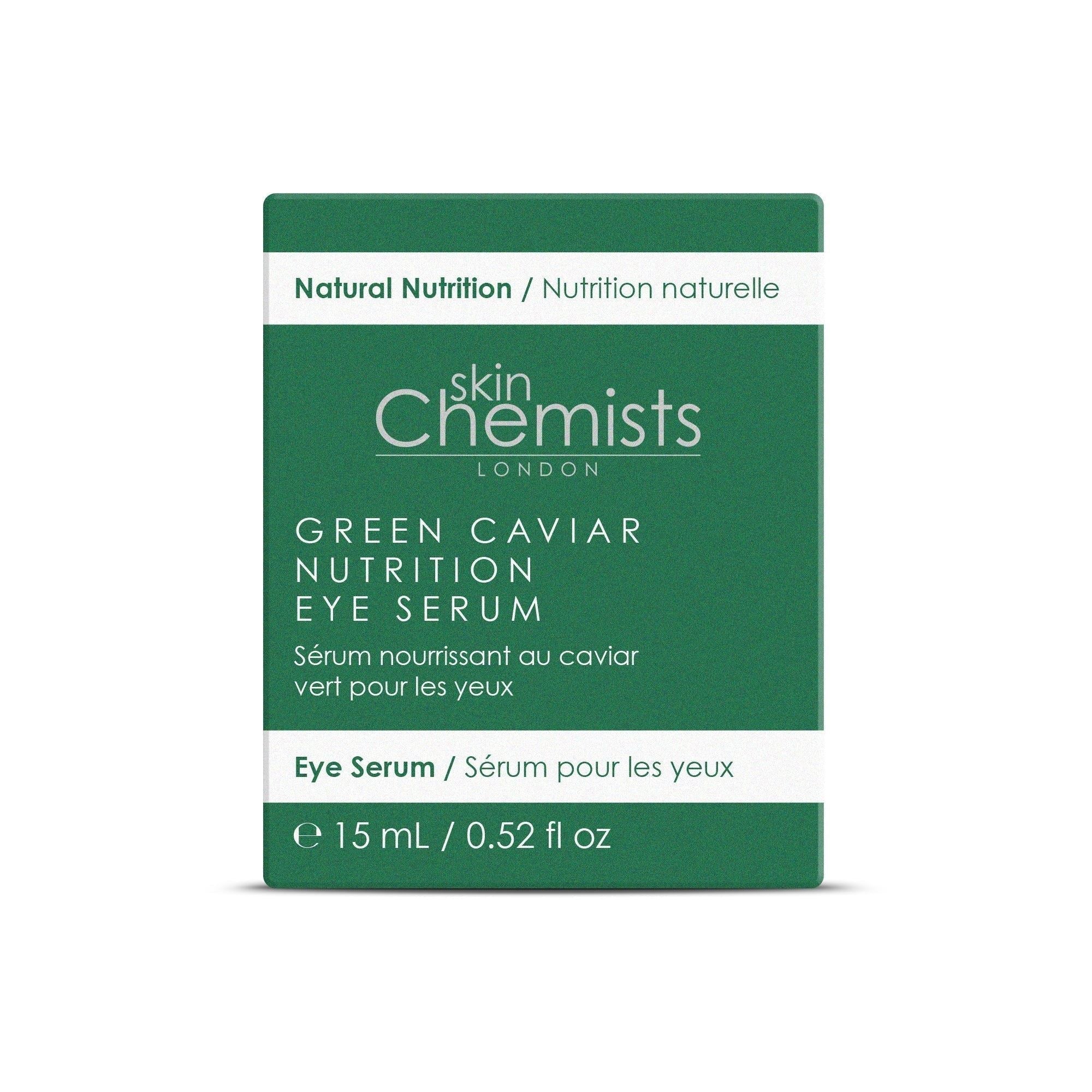 skinChemists Green Caviar Nutrition Eye Serum 15ml Twin Value Savings Pack