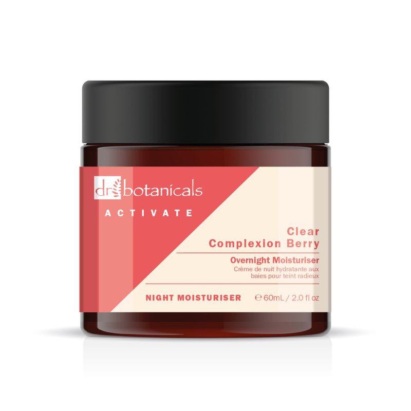Activate Clear Complexion Berry Overnight Moisturiser 60ml - skinChemists