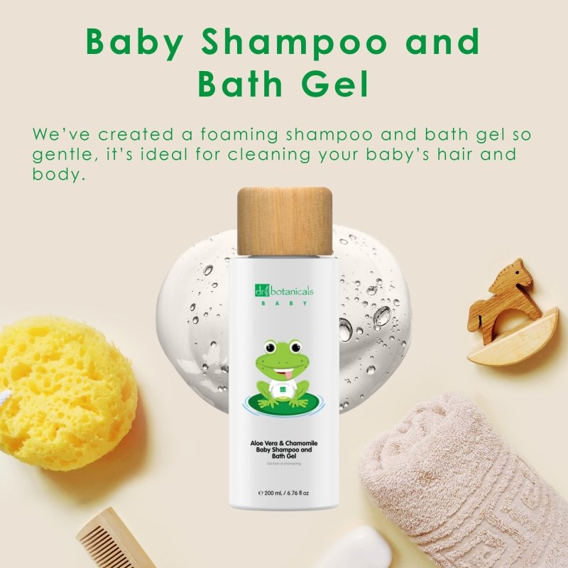 Aloe Vera & Chamomile Baby Shampoo & Bath Gel 200ml - skinChemists