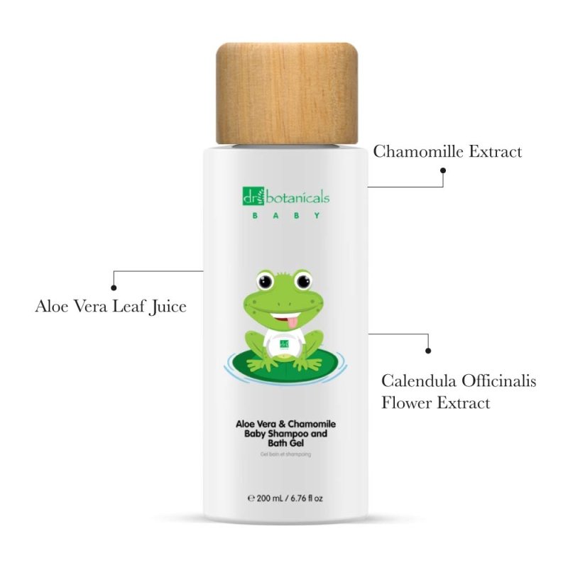 Aloe Vera & Chamomile Baby Shampoo & Bath Gel 200ml - skinChemists