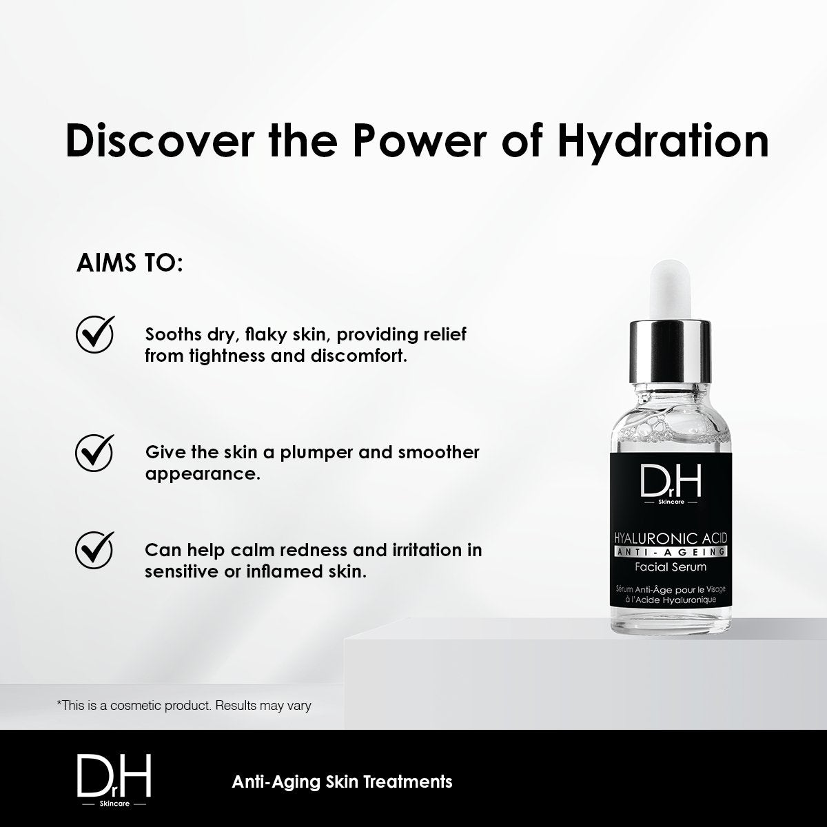 Anti-Ageing Hyaluronic Acid Facial Serum 30ml