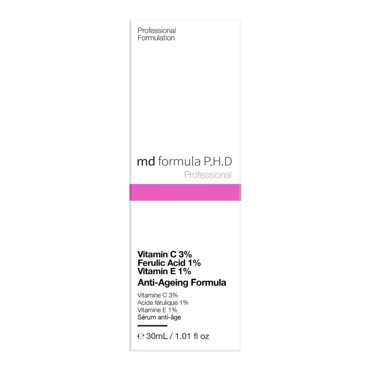 Anti-Ageing Serum Vitamin C 3%, Ferulic Acid 1%, Vitamin E 1% 30ml