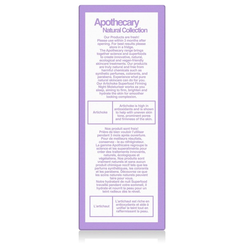 Artichoke Superfood Firming Night Moisturiser 30ml - skinChemists