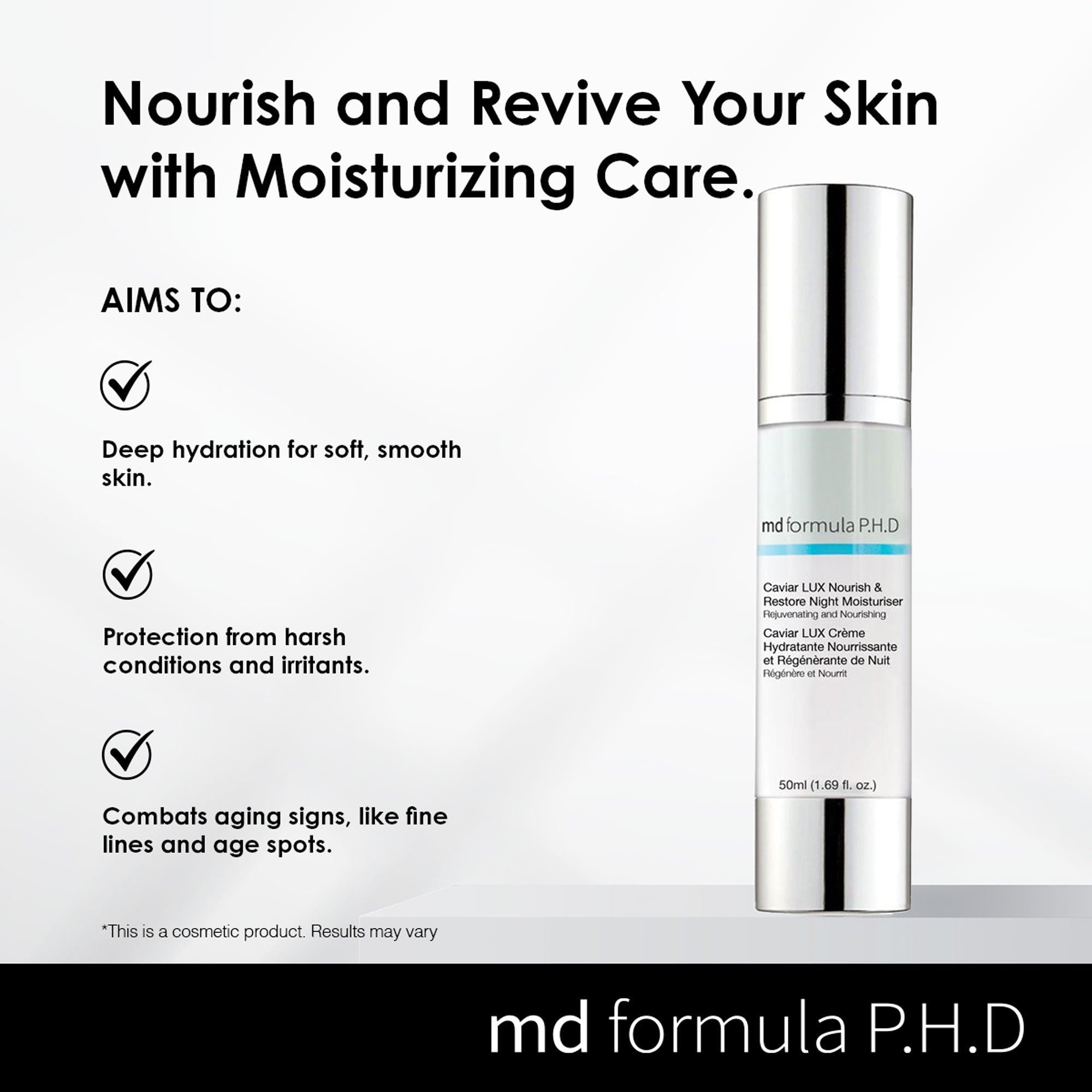 Caviar LUX Nourish & Restore Night Moisturiser 50ml