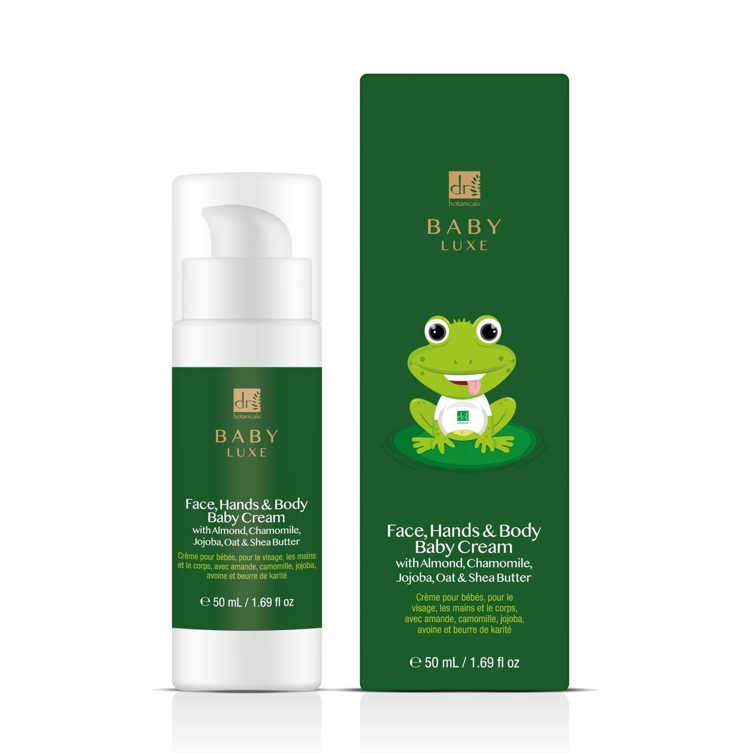 Dr Botanicals Baby Lux Face, Hands & Body Baby Cream 50ml Twin Value Savings Pack - skinChemists