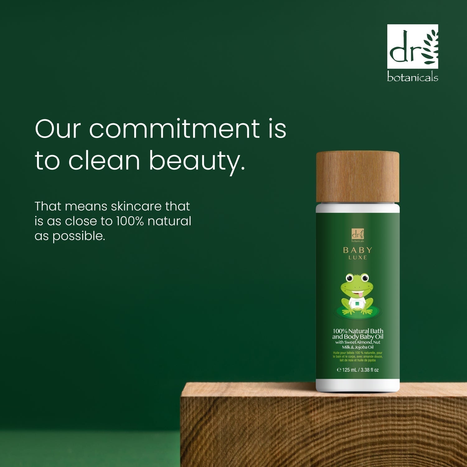 Dr Botanicals Baby Lux Jojoba Seed Oil Relaxing Baby Body Oil 125ml Twin Value Savings Pack - skinChemists