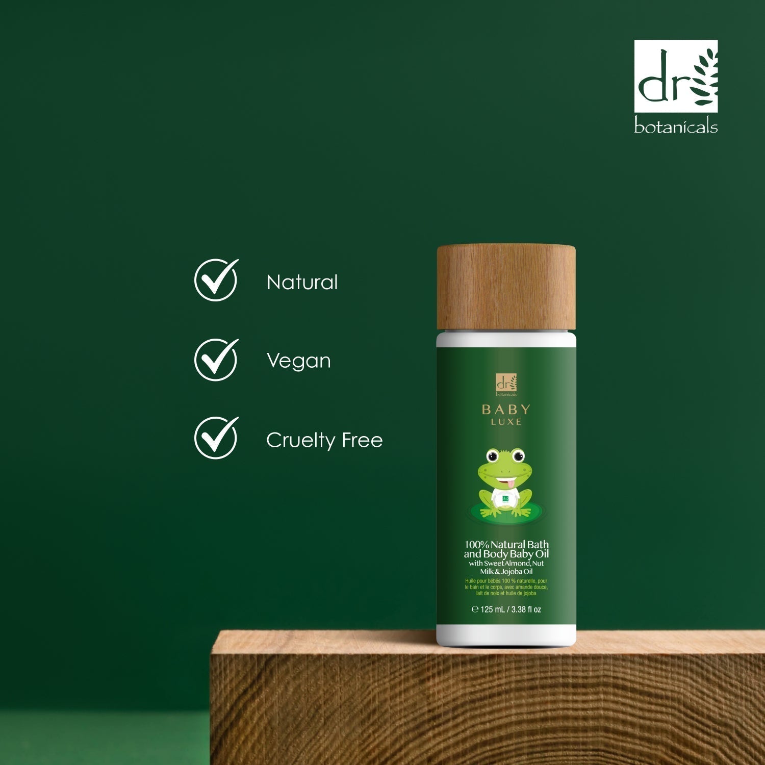 Dr Botanicals Baby Lux Jojoba Seed Oil Relaxing Baby Body Oil 125ml Twin Value Savings Pack - skinChemists