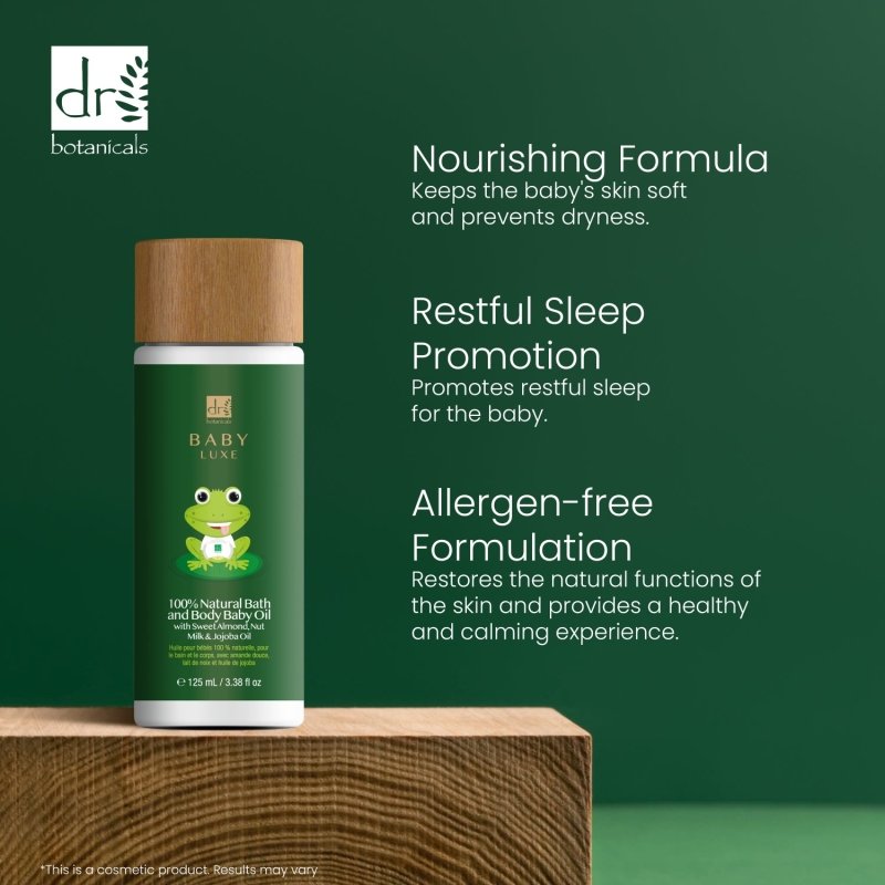 Baby Lux Jojoba Seed Oil Relaxing Baby Body Oil 125ml - skinChemists