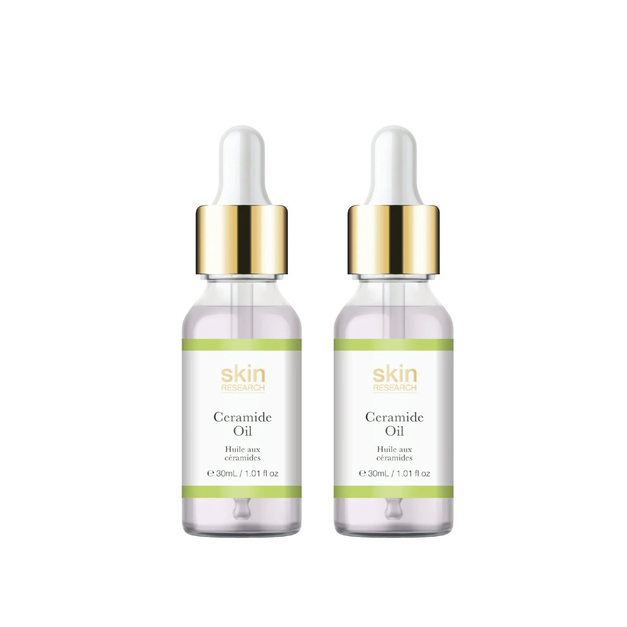 Skin Research Ceramide Oil 30ml Twin Value Savings Pack