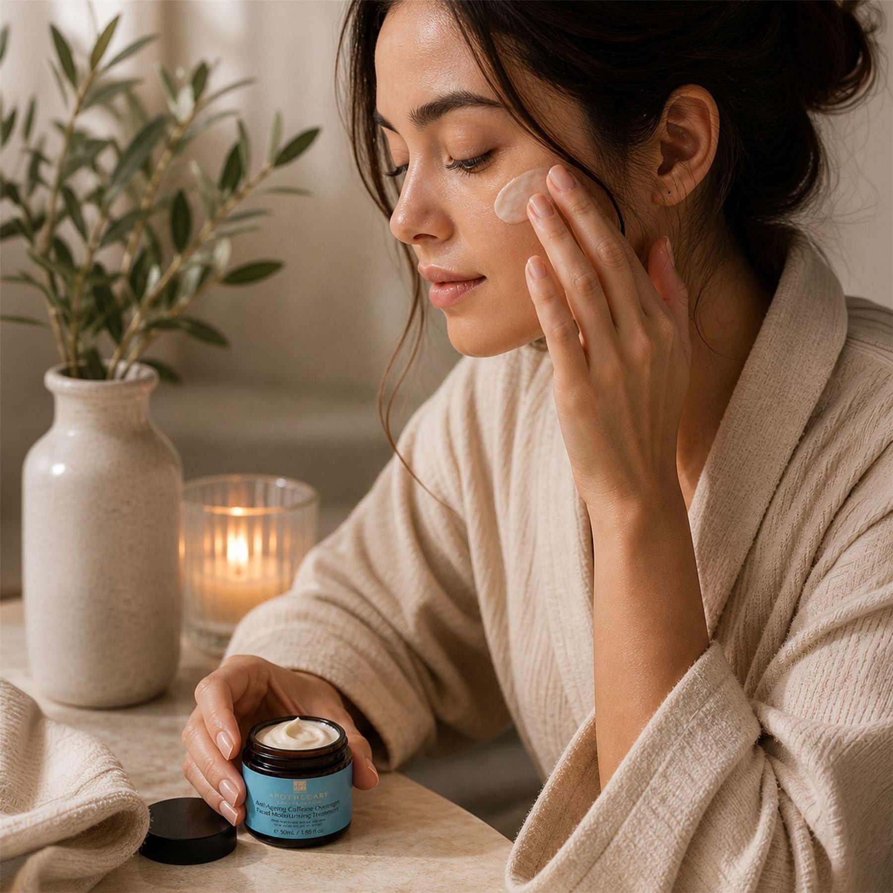 Anti-Ageing Caffeine Overnight Facial Moisturising Treatment 50ml