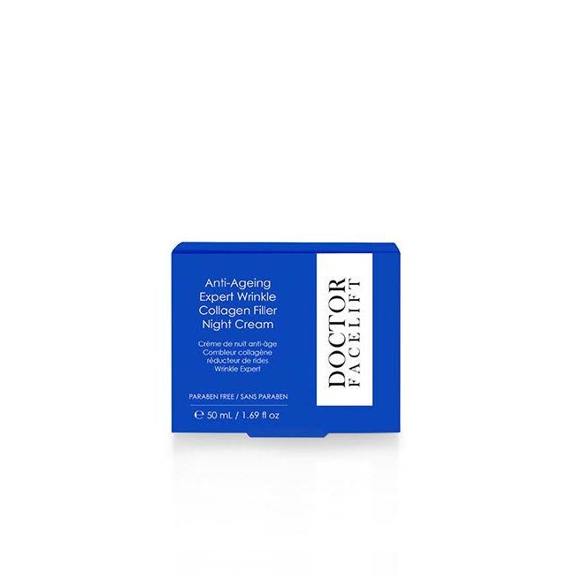 Doctor Facelift Anti-Ageing Expert Wrinkle Collagen Filler Night Cream 50ml Twin Value Savings Pack