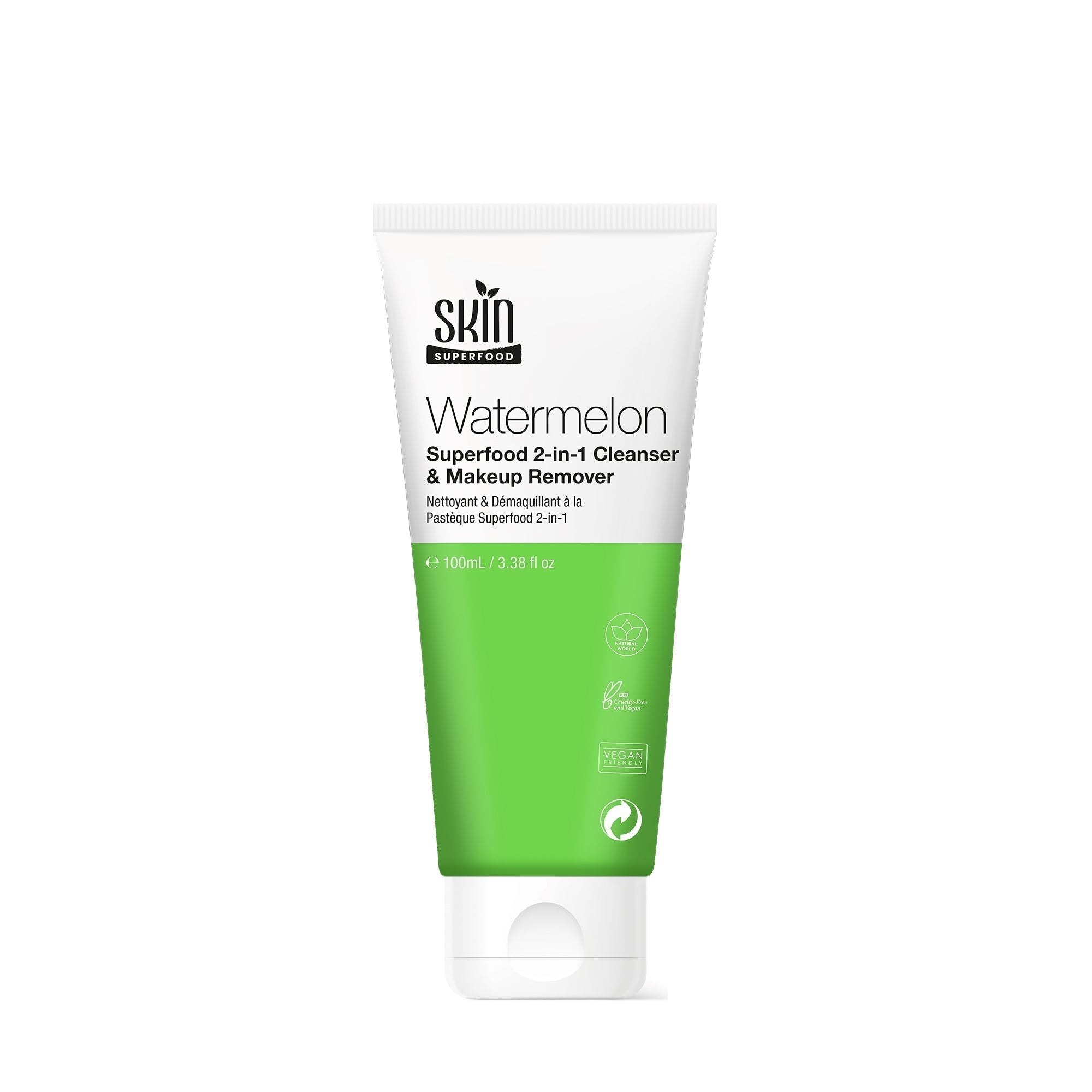 Skin Superfood Watermelon Superfood 2-in-1 Cleanser & Makeup Remover 100ml Twin Value Savings Pack