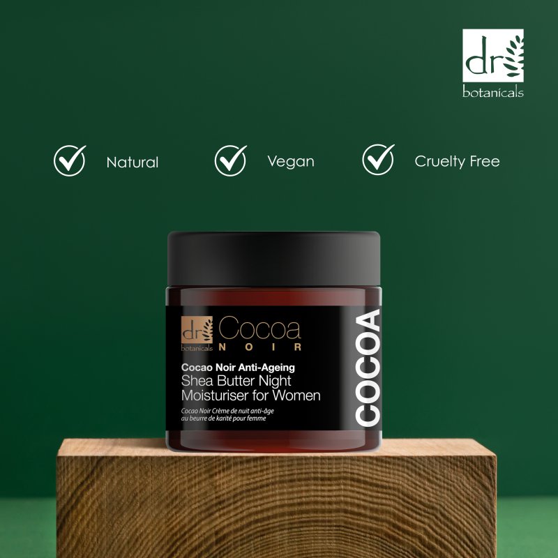 Cocoa Noir Anti-Ageing Shea Butter Night Moisturiser 60ml - skinChemists