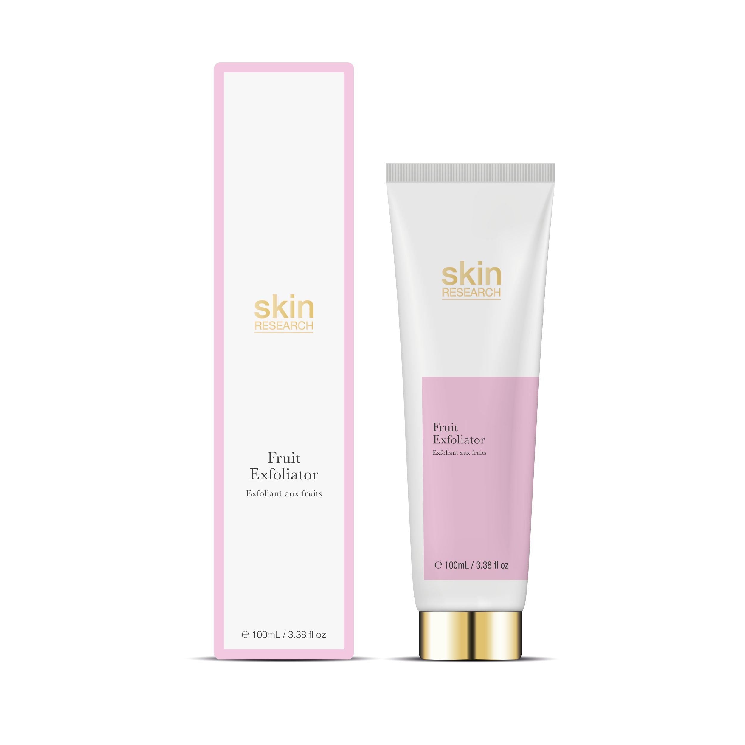 Skin Research Fruit Face Exfoliator 100ml Twin Value Savings Pack