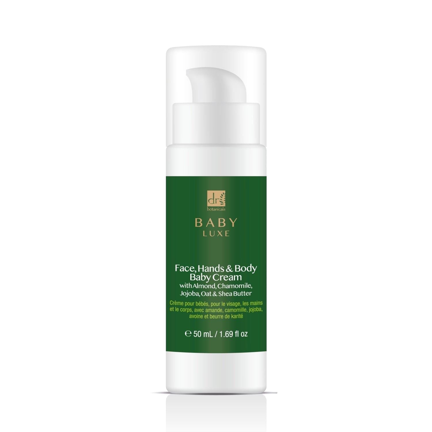 Dr Botanicals Baby Lux Face, Hands & Body Baby Cream 50ml Twin Value Savings Pack