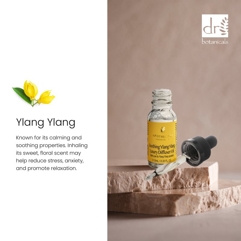 Dr Botanicals Soothing Ylang Ylang Luxury Diffuser Oil 10ml Twin Value Savings Pack - skinChemists