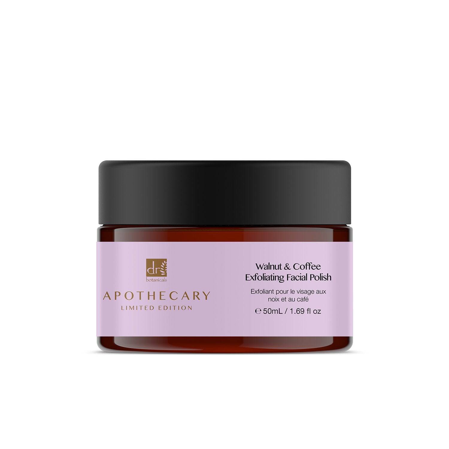 Dr Botanicals Walnut & Coffee Exfoliating Facial Polish 50ml Twin Value Savings Pack - skinChemists