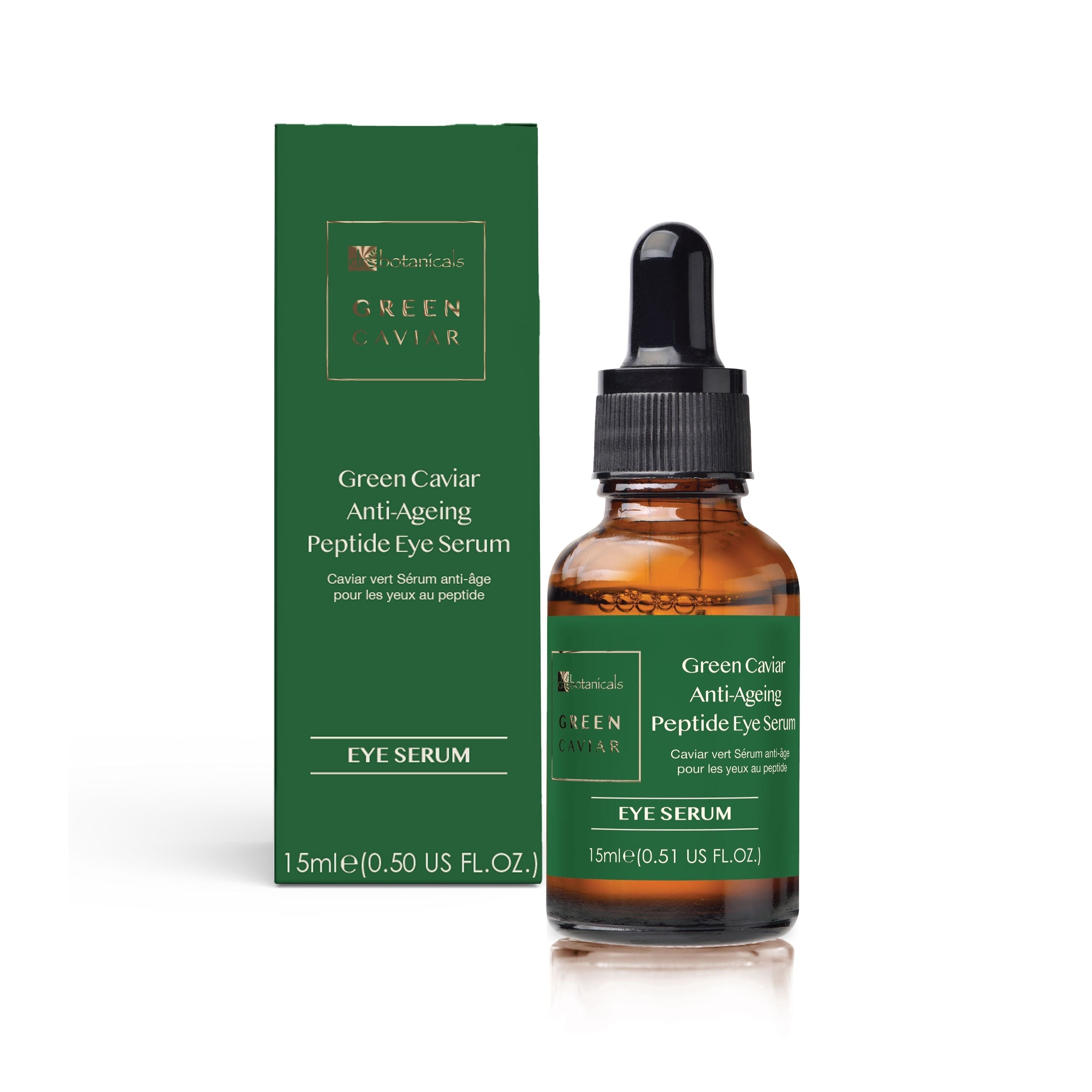 Dr Botanicals Green Caviar Anti-Ageing Peptide Eye Serum 15ml Twin Value Savings Pack - skinChemists