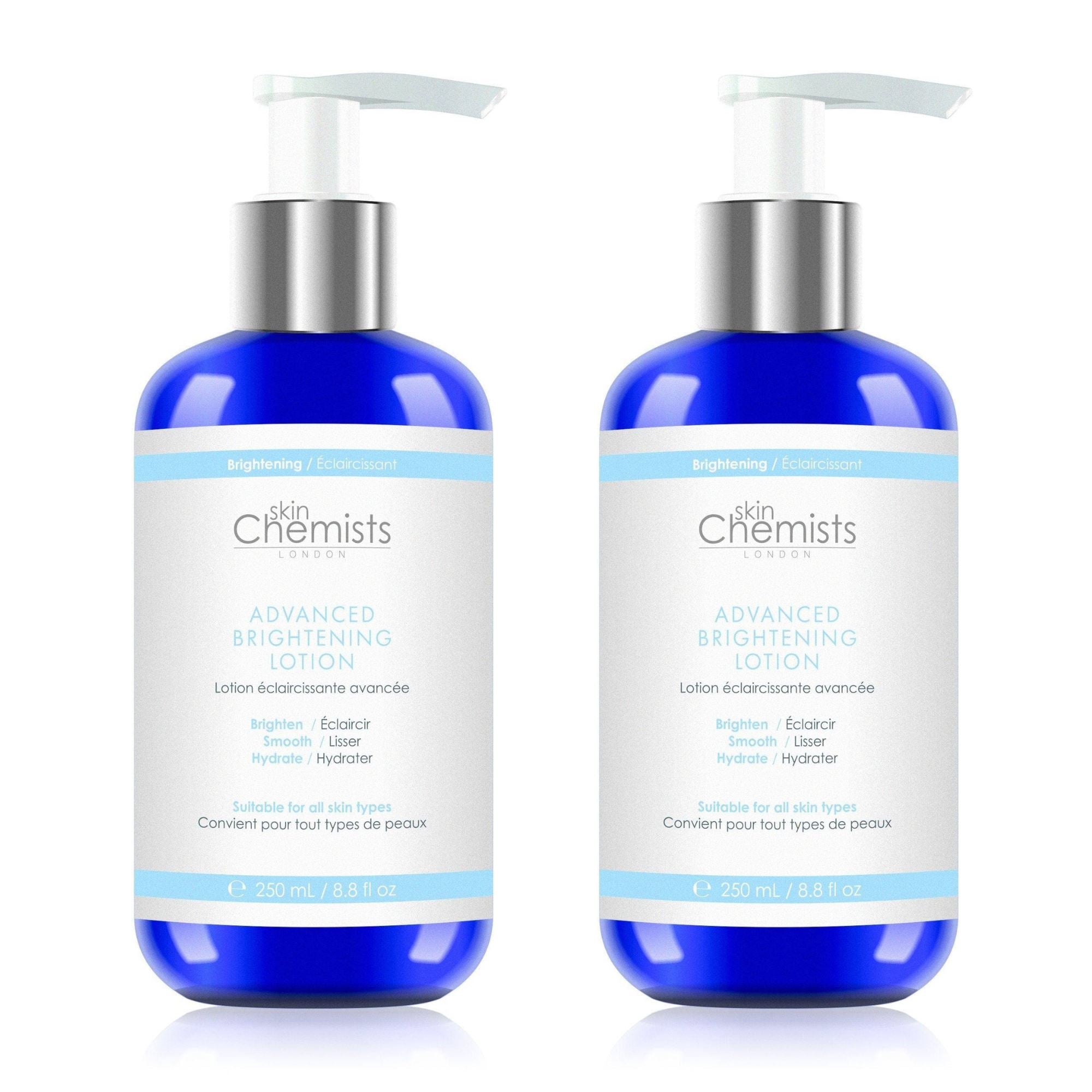 skinChemists Advanced Brightening Lotion 250ml Twin Savings Pack
