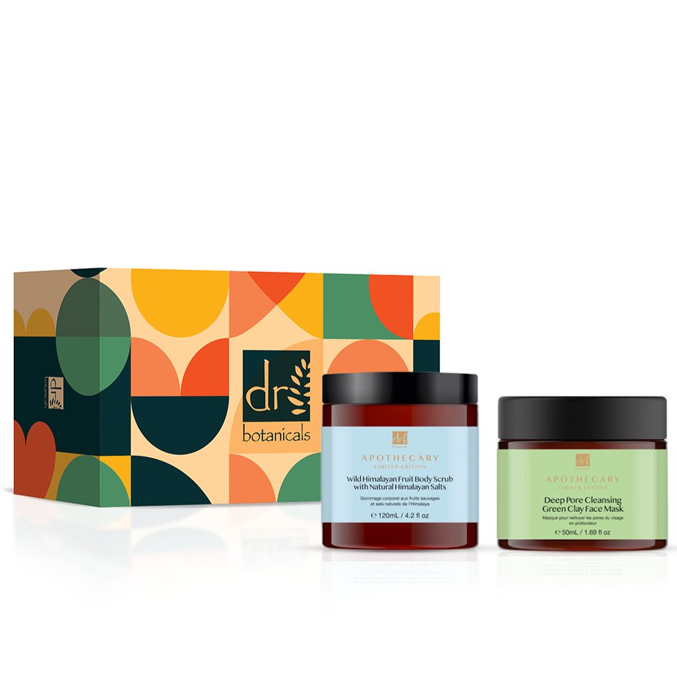 Dr Botanicals Rebalancing Mask & Himalayan Body Scrub Anti-Ageing Kit - skinChemists