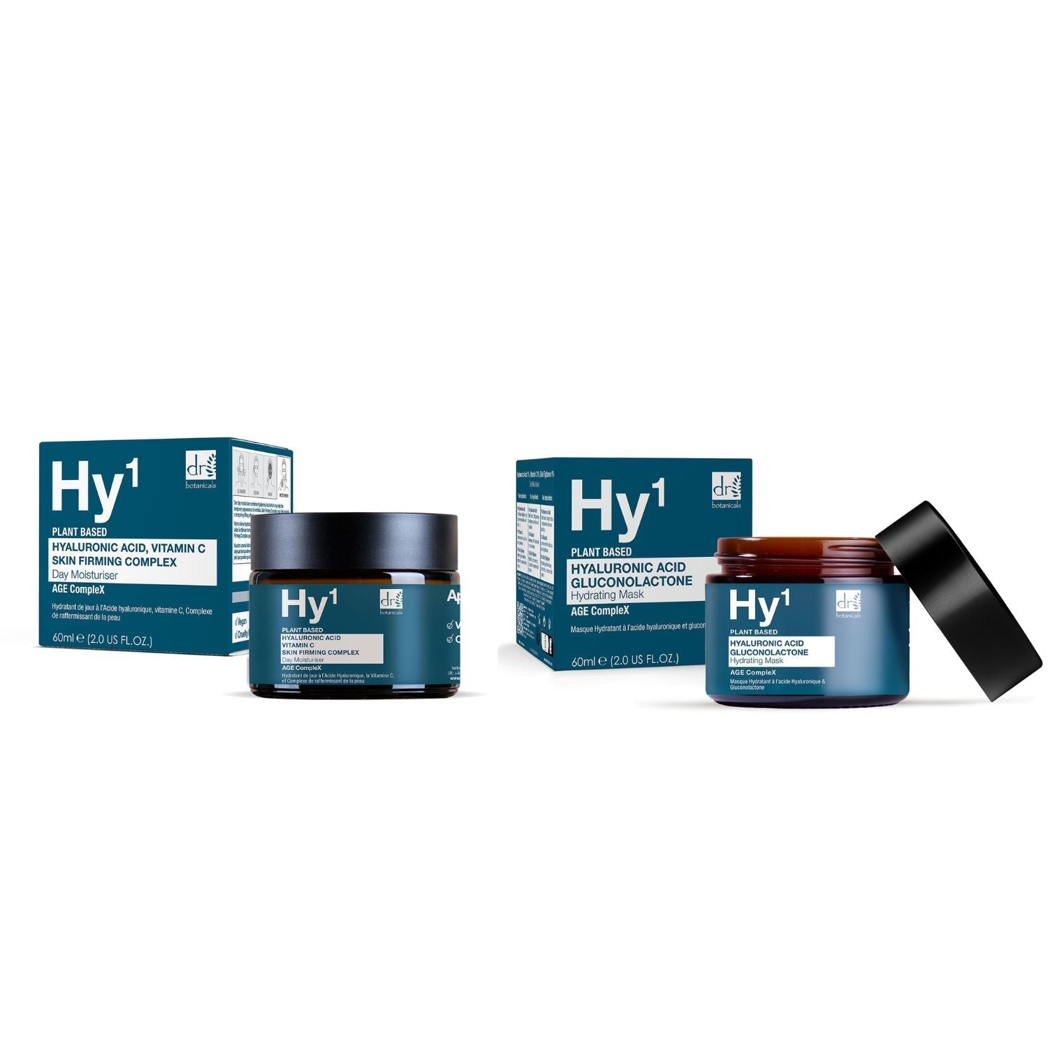 Dr Botanicals Hyaluronic Acid Day Moisturiser & Mask Kit - skinChemists