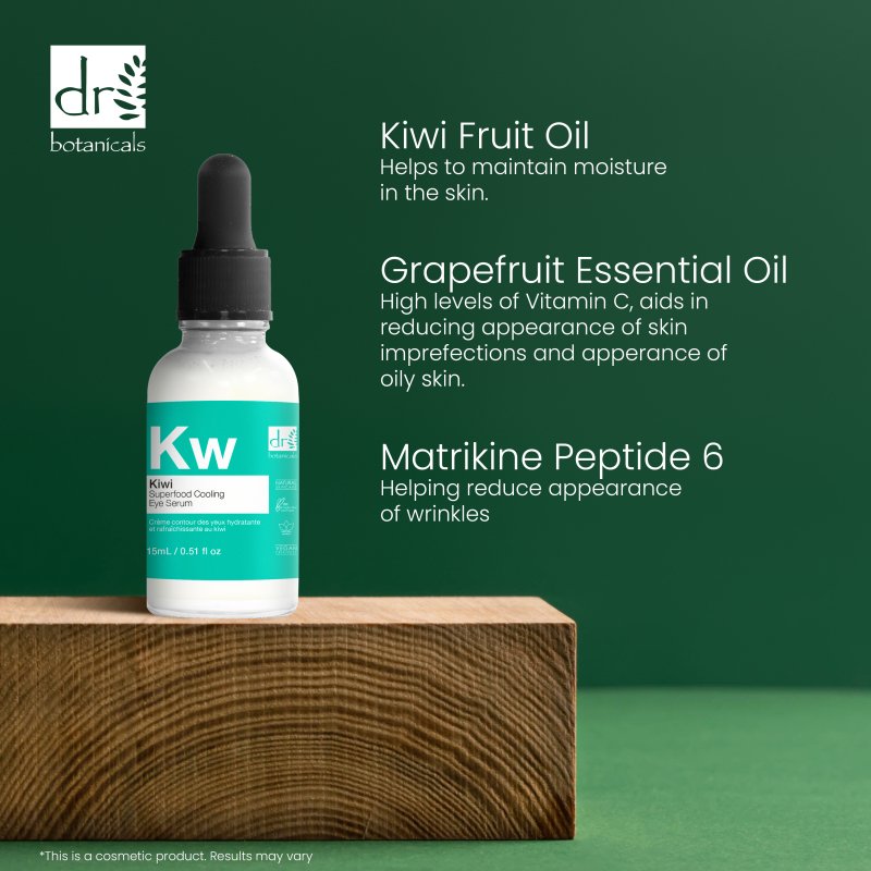 Kiwi Superfood Cooling Eye Serum 15ml - skinChemists