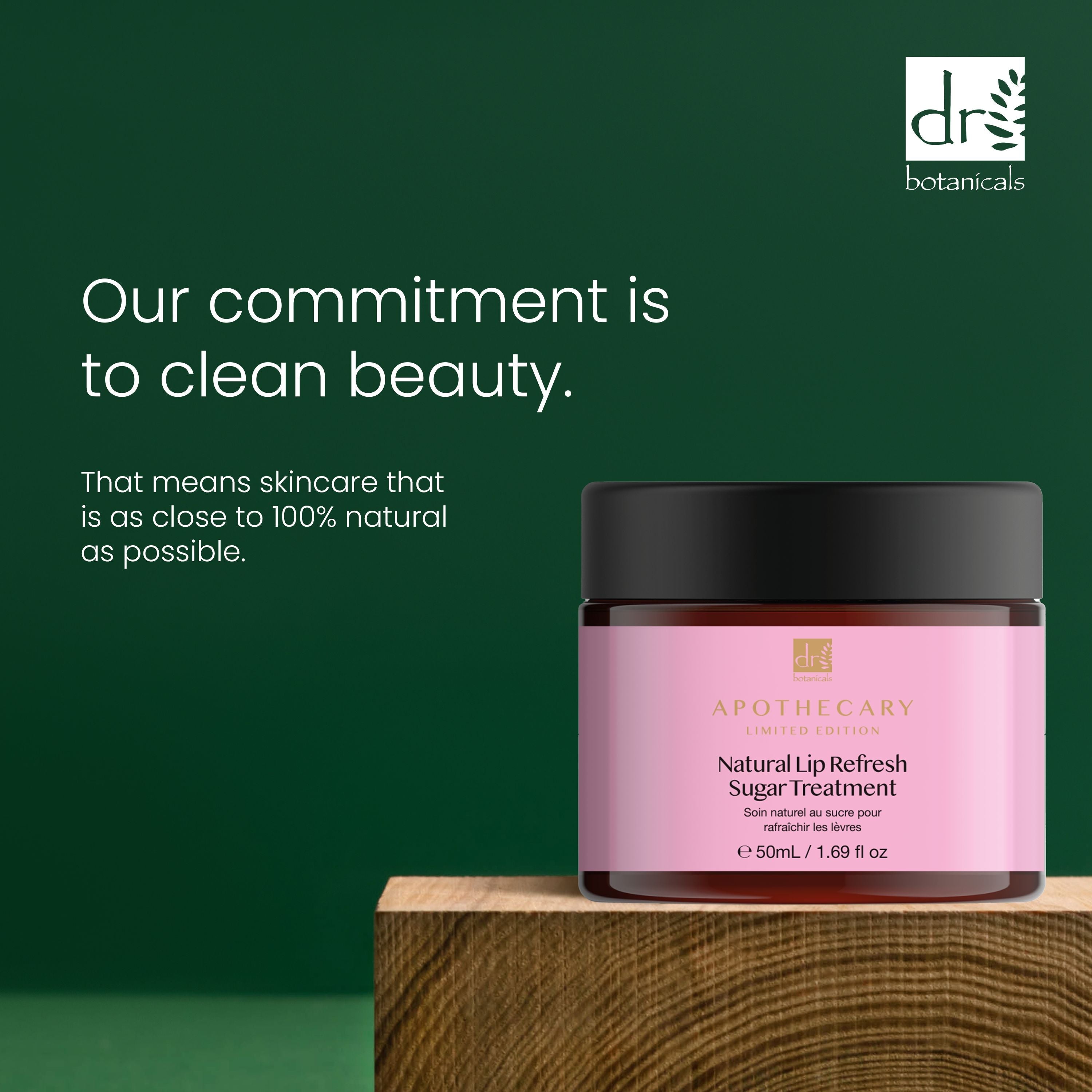 Dr Botanicals Natural Lip Refresh Sugar Treatment 50ml Twin Value Savings Pack - skinChemists