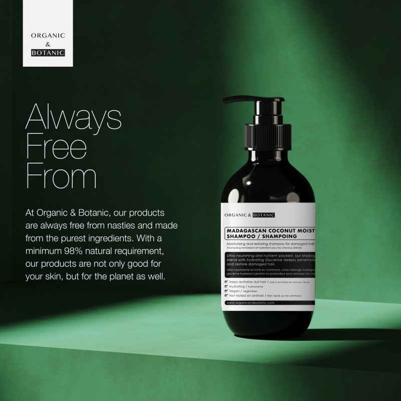 Madagascan Coconut Moisturising Shampoo 500ml - skinChemists