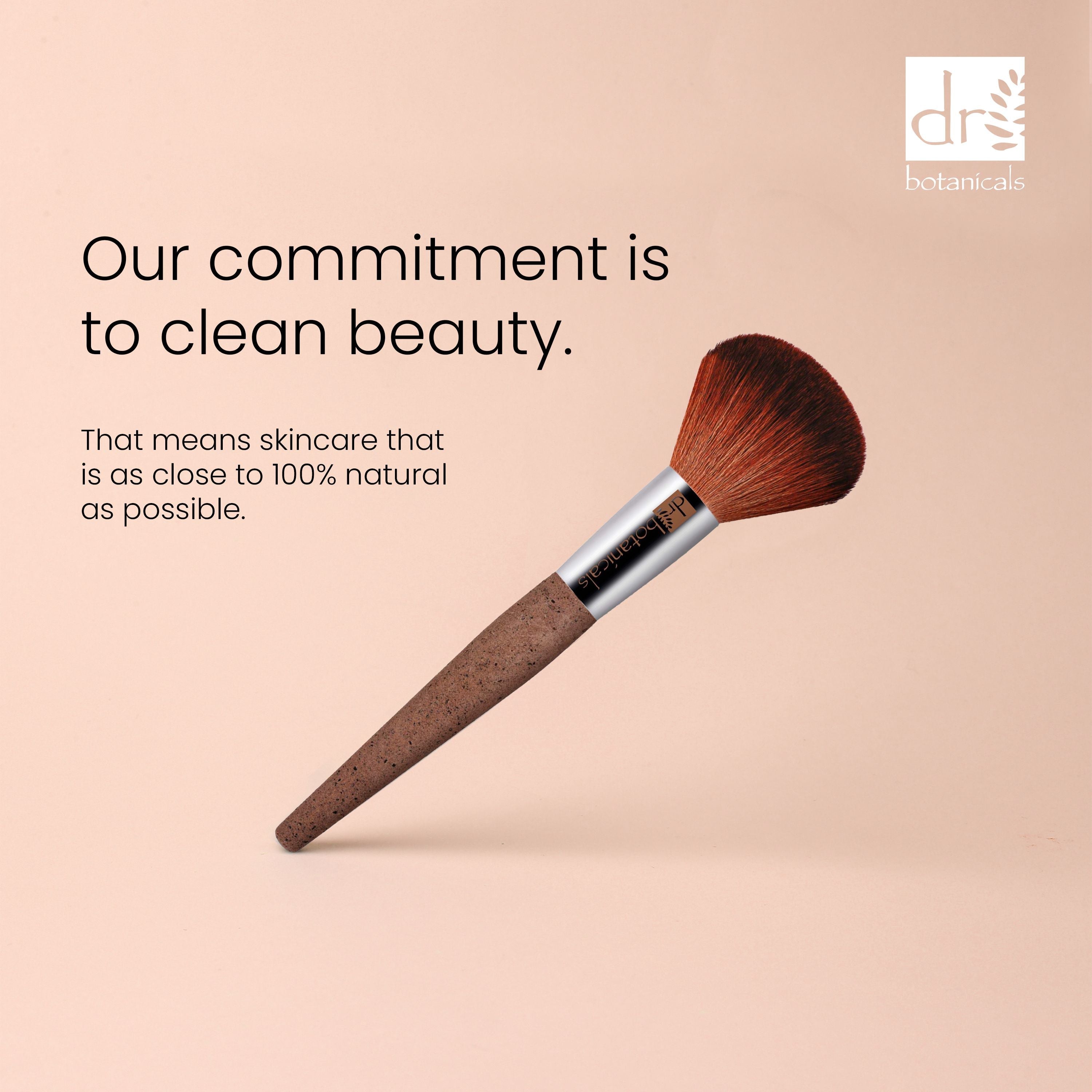 Dr Botanicals Coffee Ground Powder Brush Twin Value Savings Pack - skinChemists