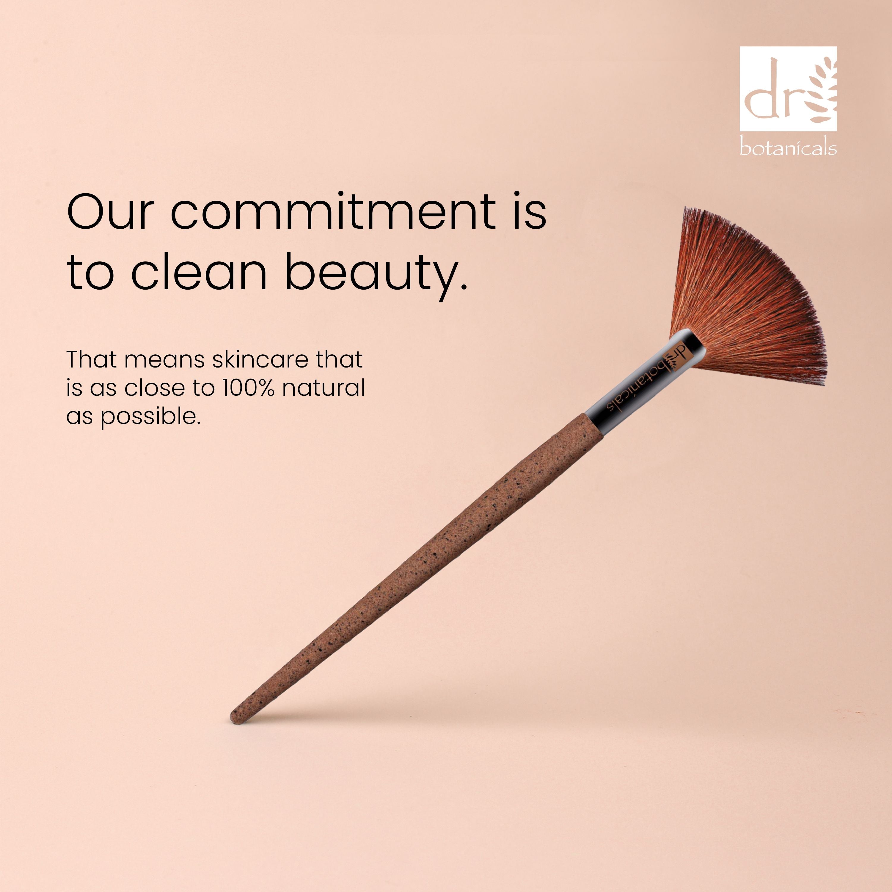 Dr Botanicals Coffee Ground Fan Brush Twin Value Savings Pack - skinChemists