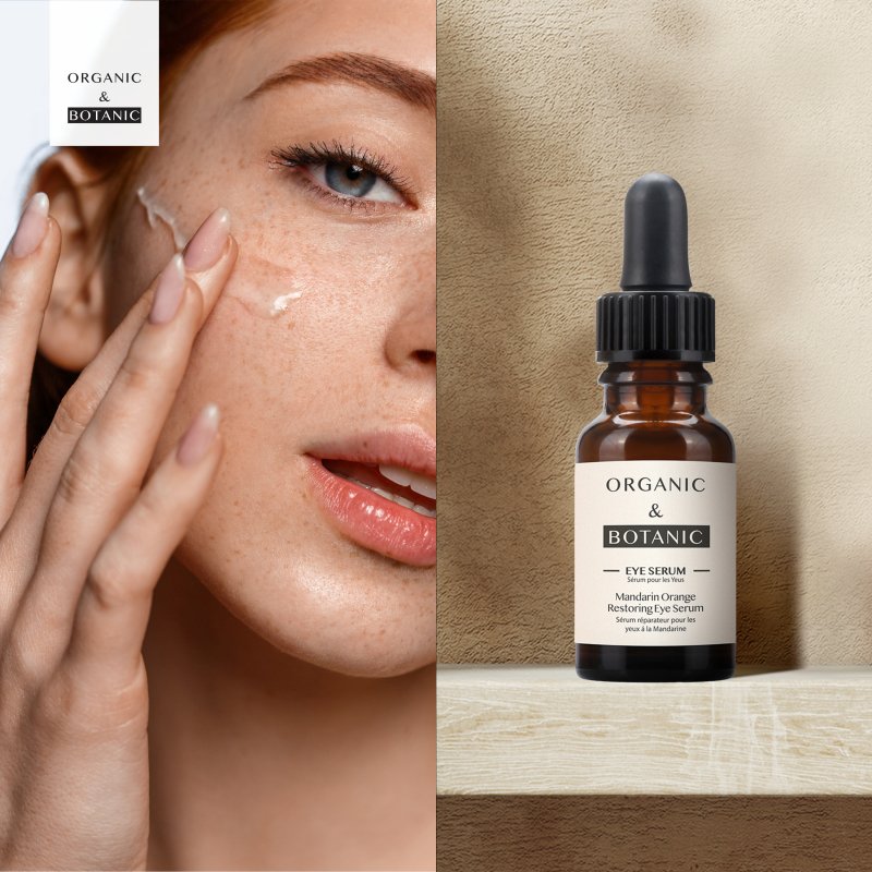 Mandarin Orange Brightening Eye Serum - 15ml - Depuffing & Hydrating with Vitamin C, Aloe Vera, & Sea Buckthorn for Radiant, Youthful Eyes - skinChemists