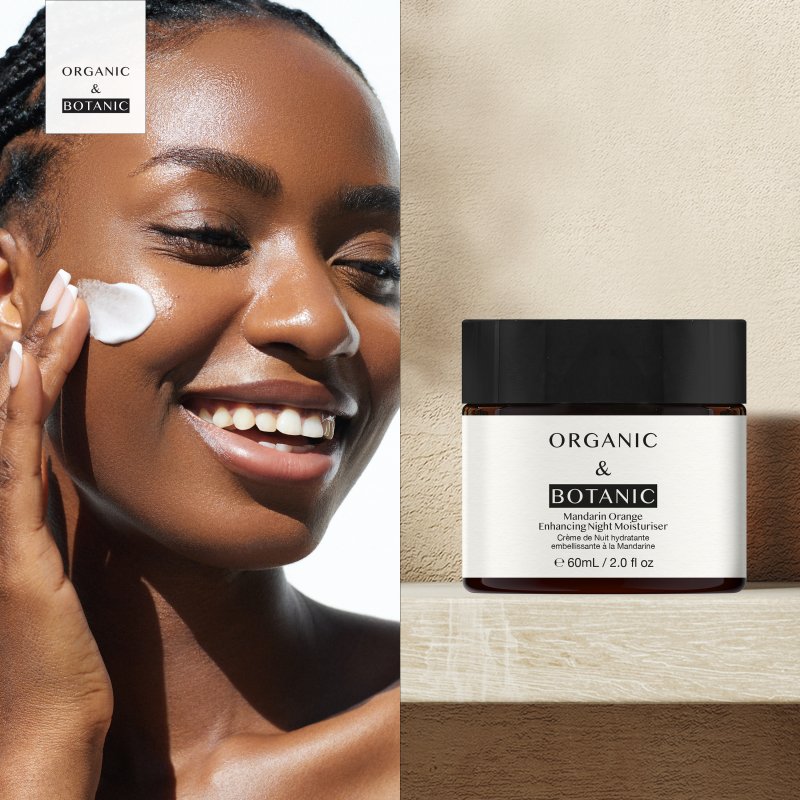 Mandarin Orange Night Moisturizer with Bakuchiol & Vitamin C - 60ml - Revitalizing & Hydrating for Firmer, Brighter, & Younger-Looking Skin - skinChemists