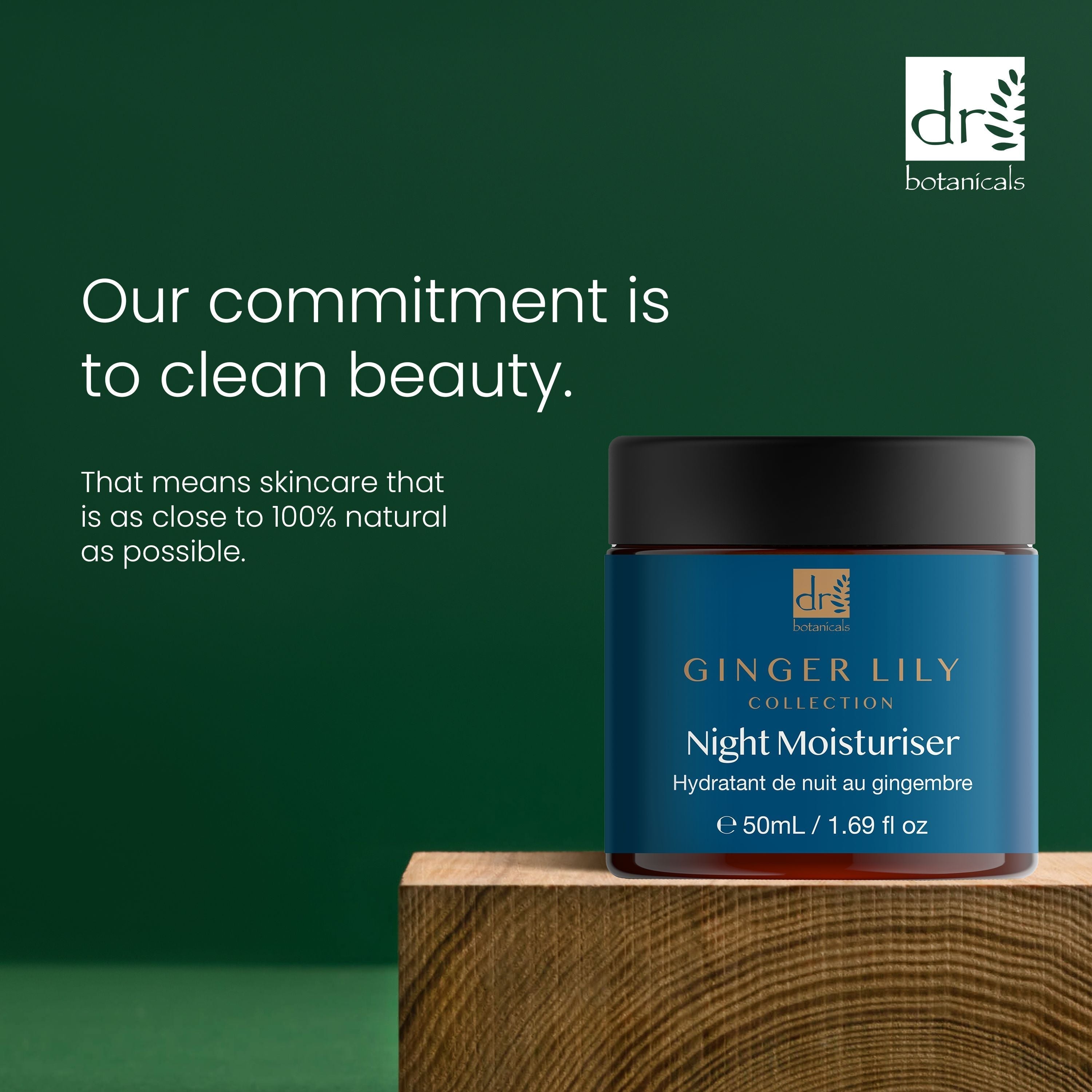 Dr Botanicals Gingerlily Night Moisturiser 50ml Twin Value Savings Pack - skinChemists