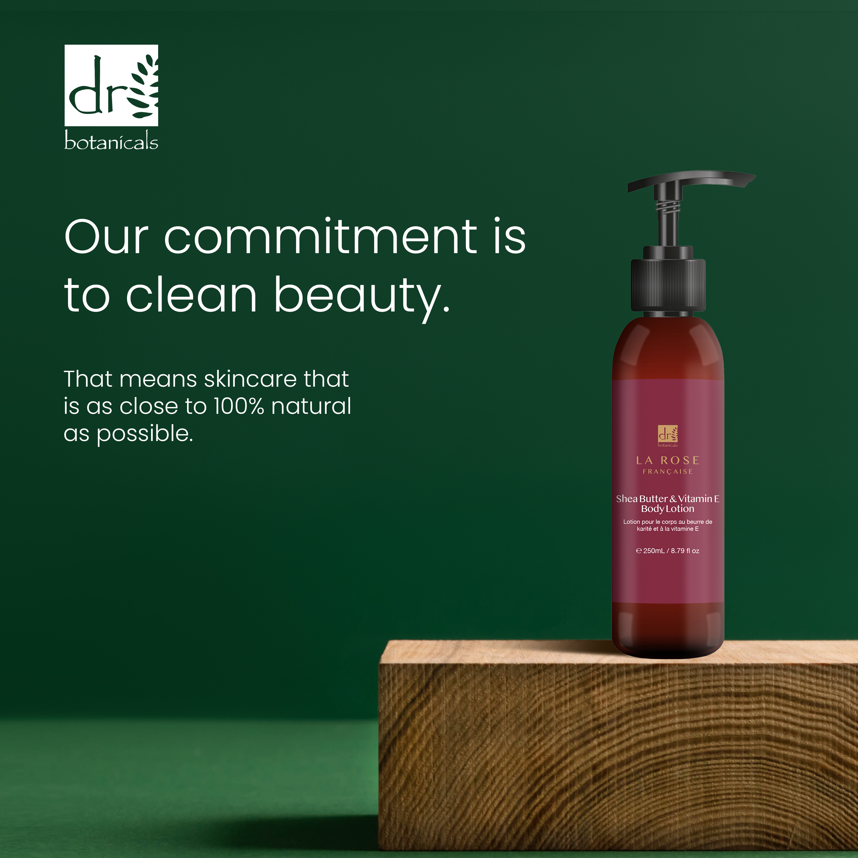 Dr Botanicals La Rose Francaise Body Lotion 250ml Twin Value Savings Pack - skinChemists