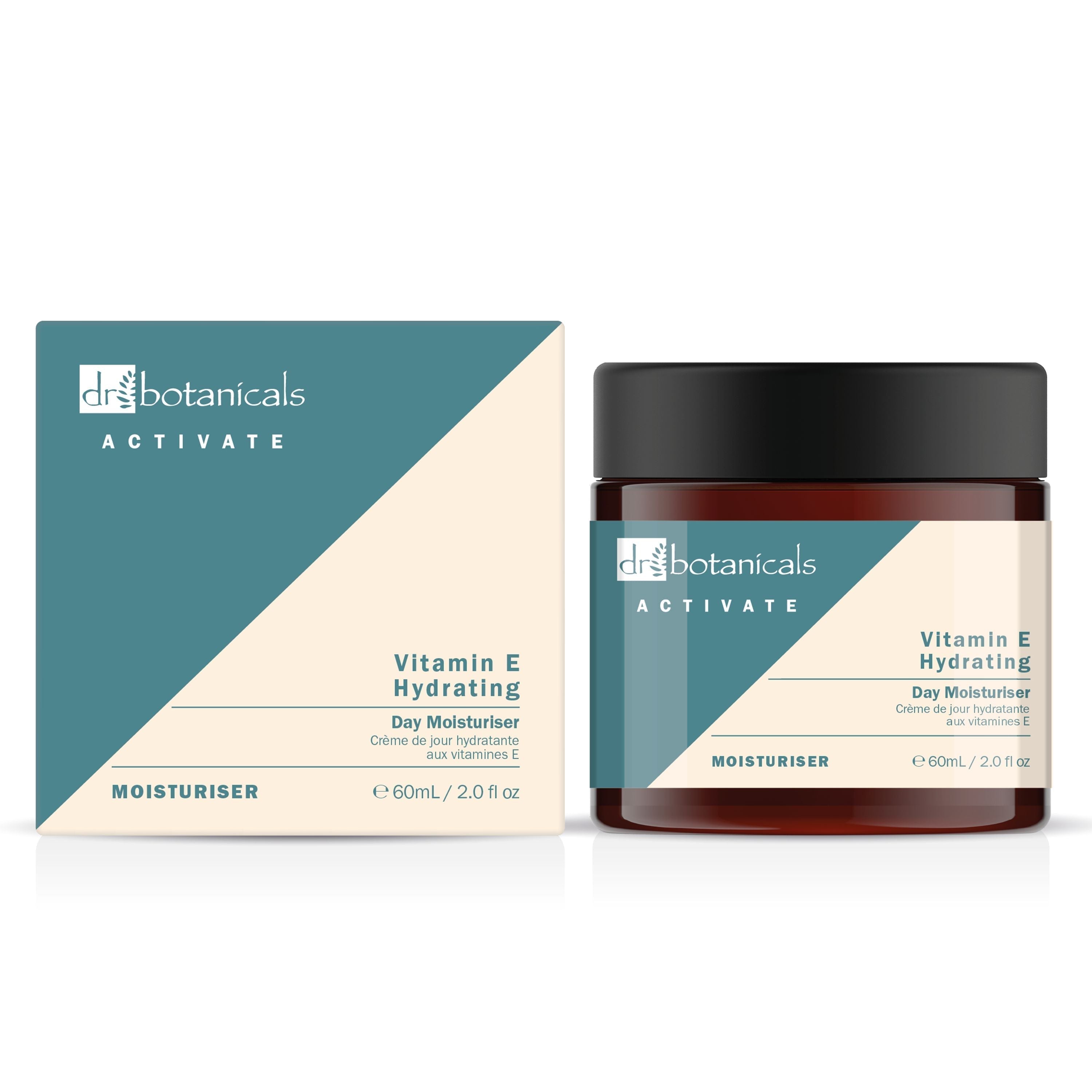 Dr Botanicals Activate Vitamin E Hydrating Day Moisturiser 60ml Twin Value Savings Pack - skinChemists
