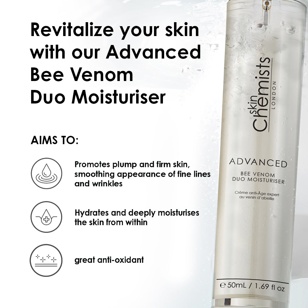 skinChemists Advanced Bee Venom Duo Moisturiser 50ml Twin Value Savings Pack - skinChemists