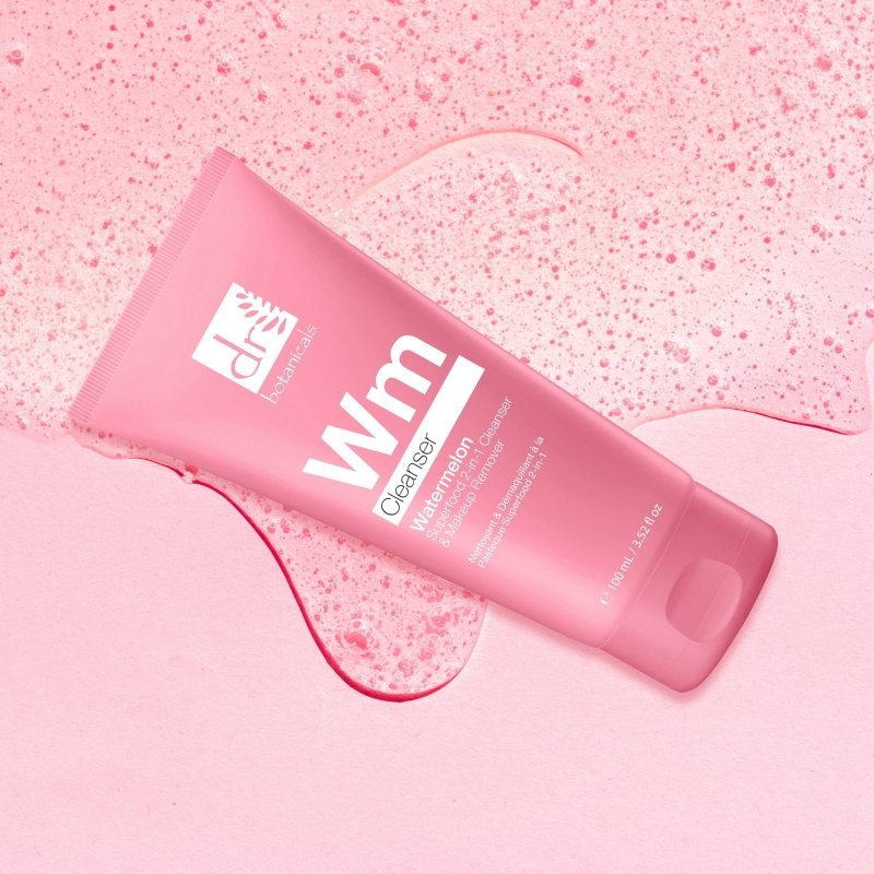Watermelon Superfood 2 - In - 1 Cleanser & Makeup Remover 100ml - Dr Botanicals