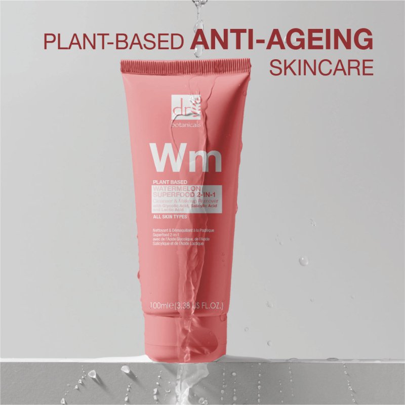 Watermelon Superfood 2-in-1 Cleanser & Makeup Remover with Glycolic Acid, Salicylic Acid and Lactic Acid 100ml - skinChemists