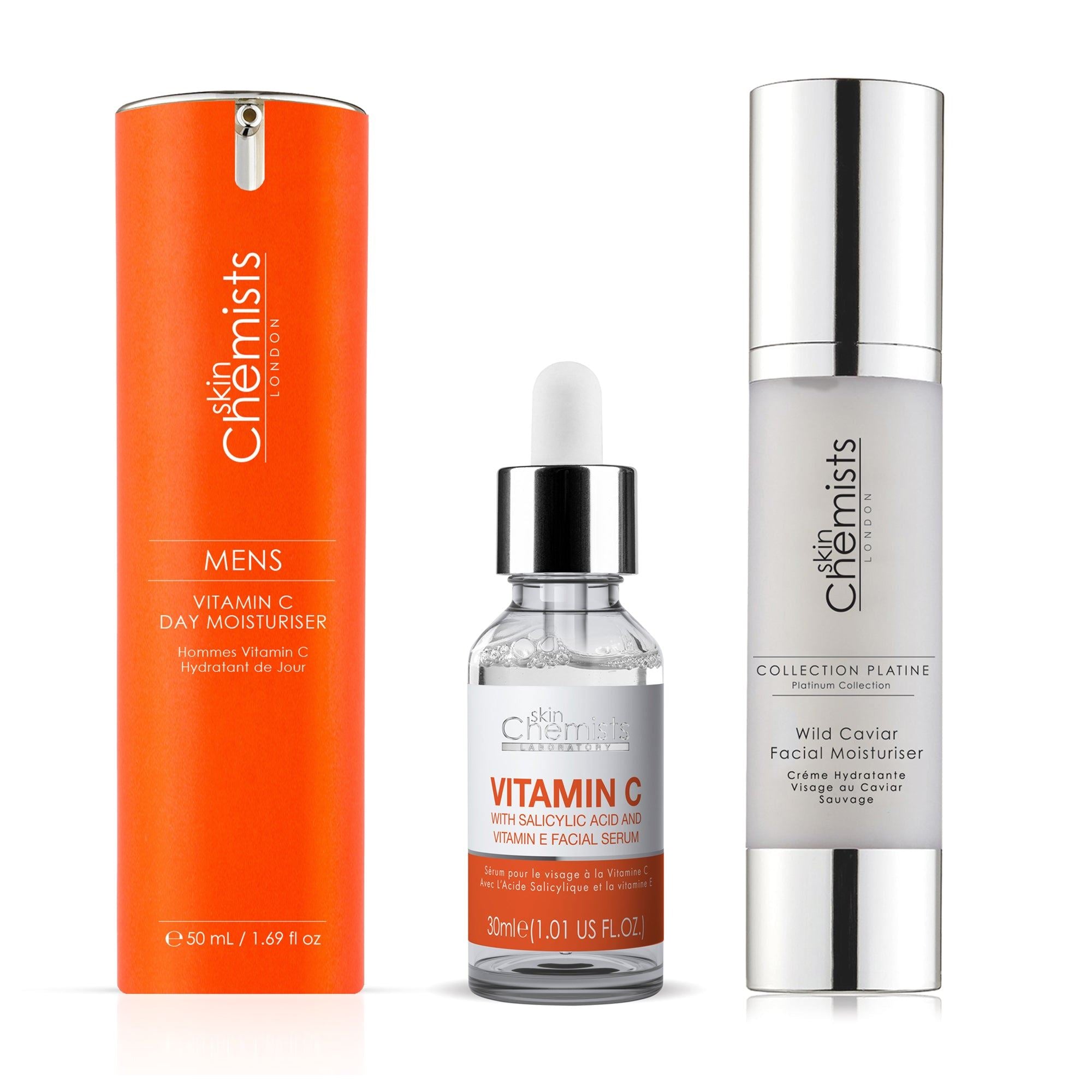 skinChemists Men's Caviar Skincare Kit
