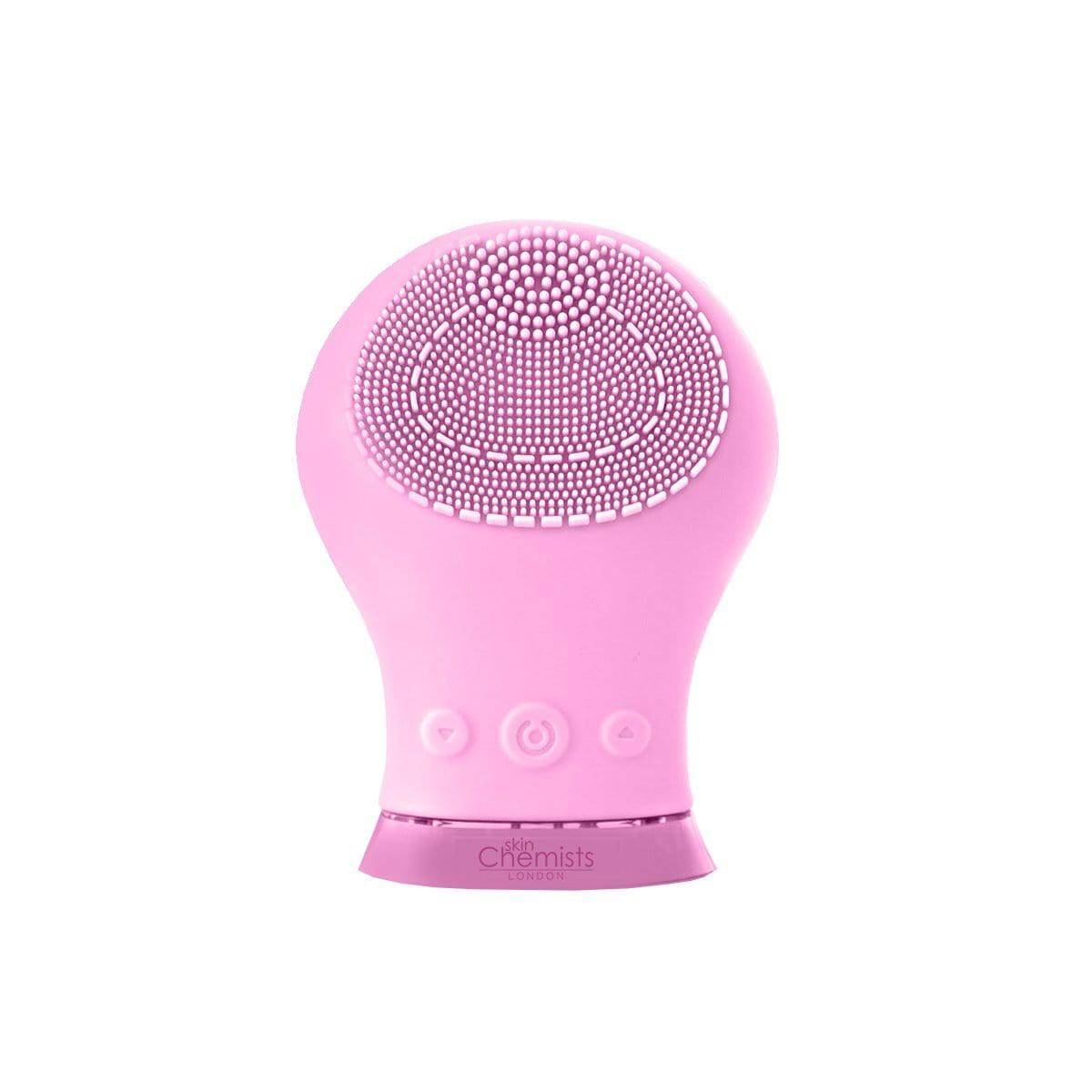 Sonic Silicone Facial Cleansing Massager Pink