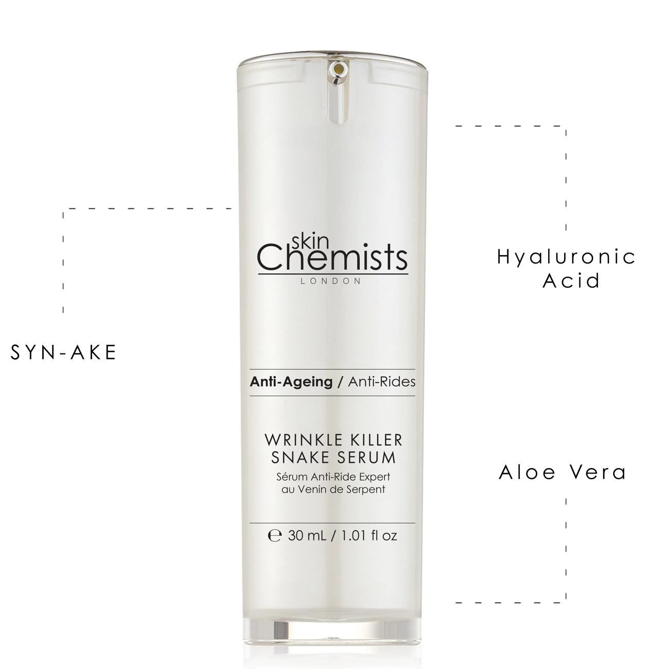 SC Facial Roller Massager+SC Wrinkle Killer Snake Serum 30ml