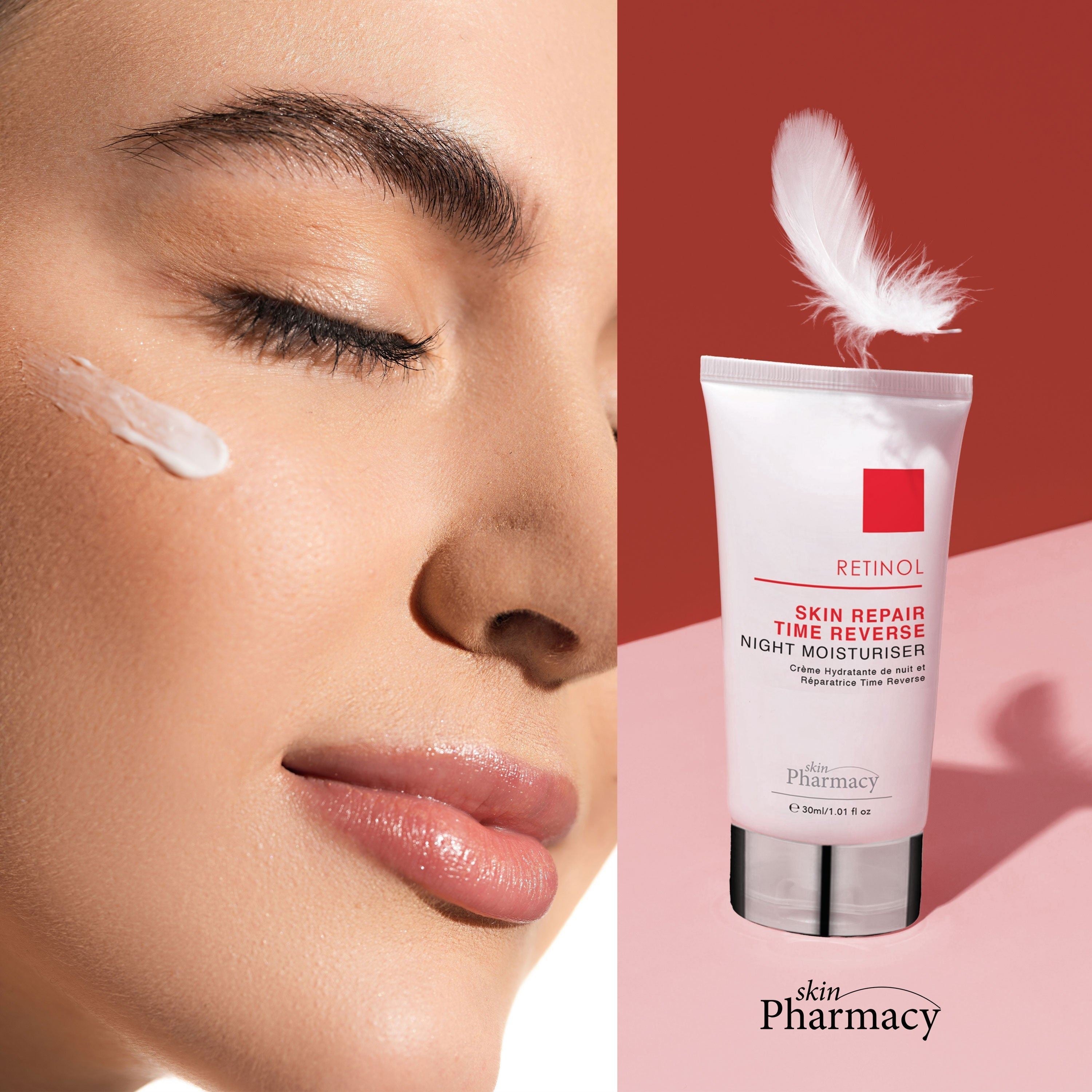 skinPharmacy Retinol Skin Repair Time Reverse Night Moisturiser 30ml Twin Value Savings Pack